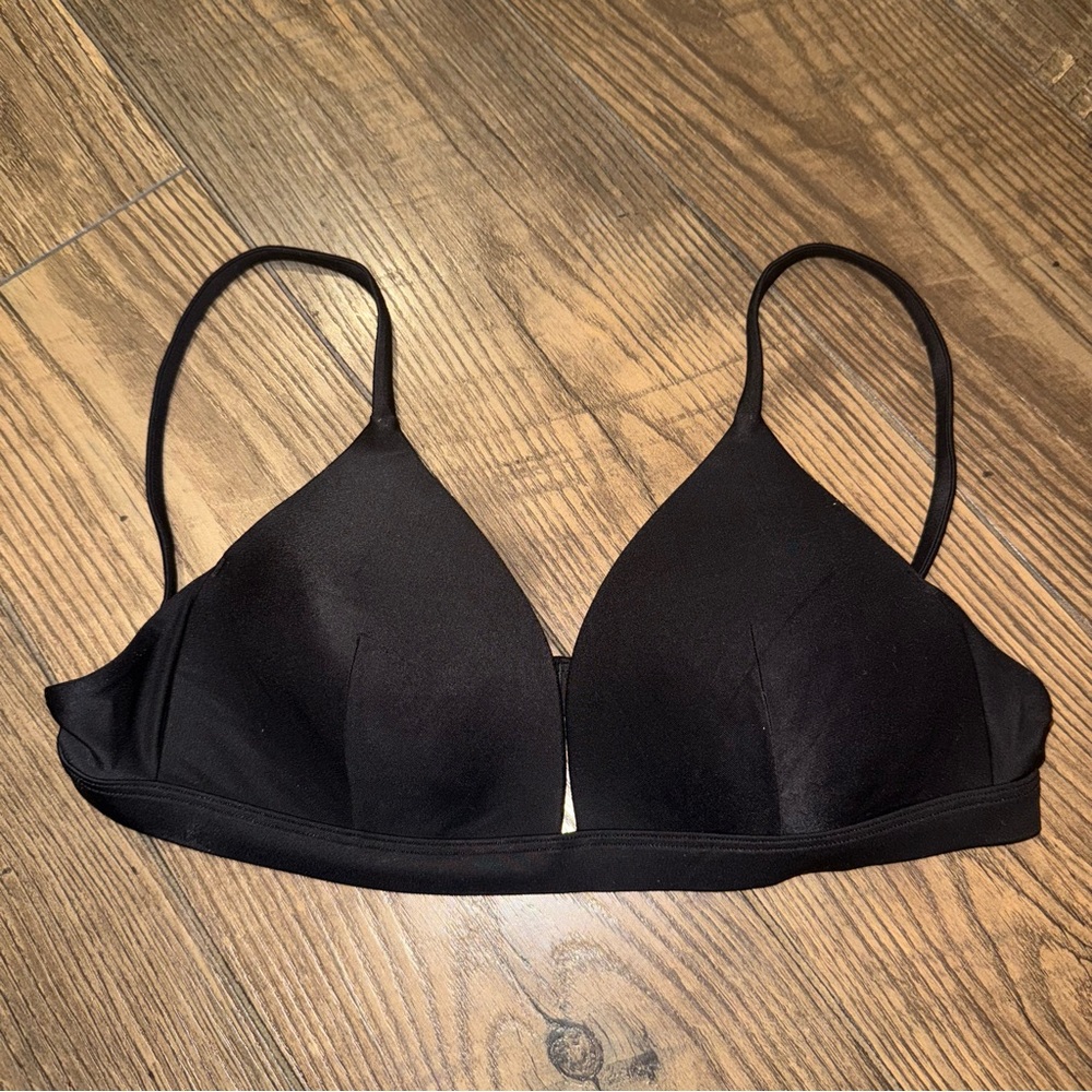 Lululemon Waterside Black Swim Top Adjustable Straps C Cup